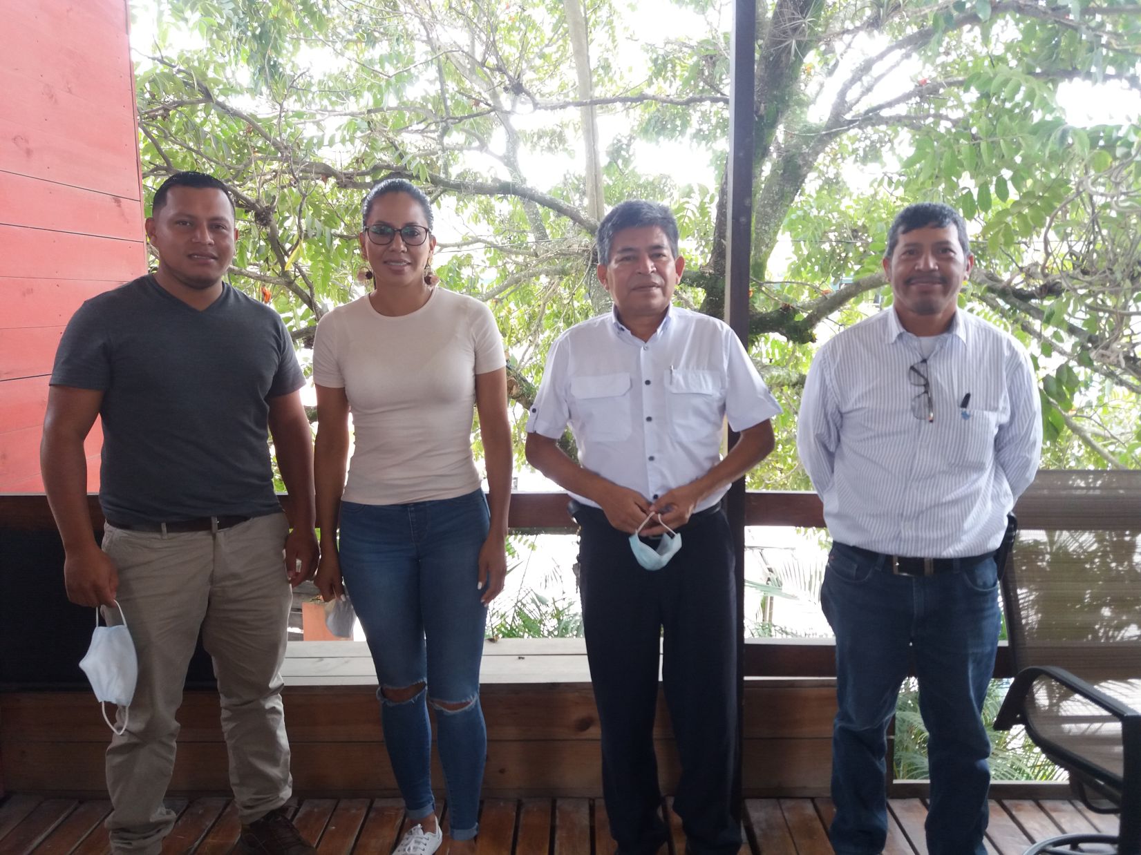 Trustees of Lenca Foundation with lawyer